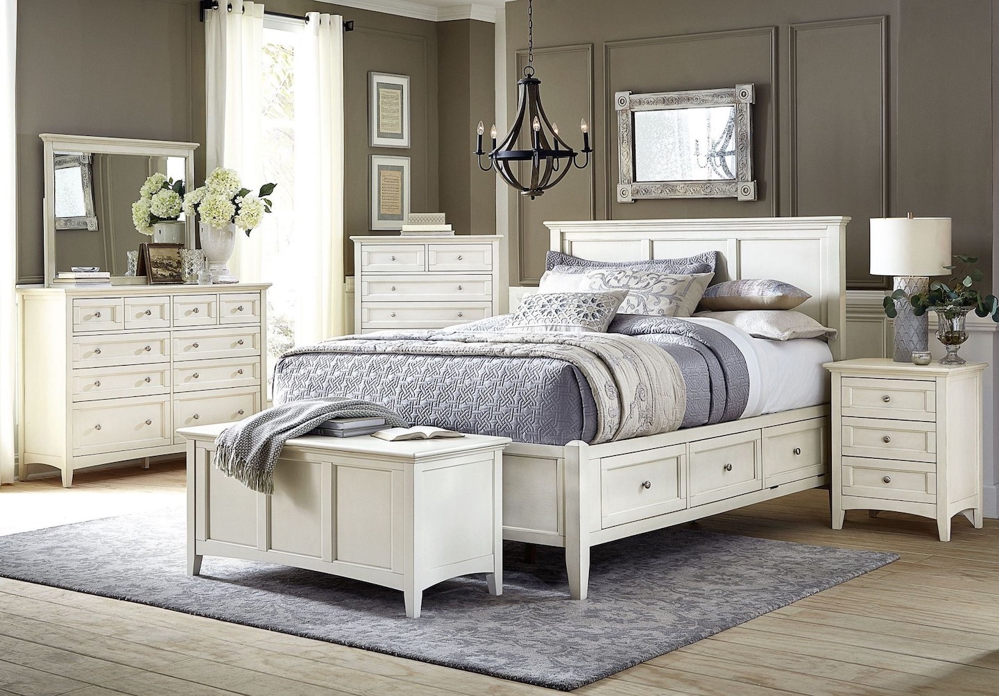 White Modern Bedroom Set