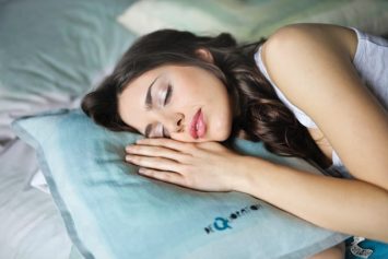 Women sleeping on a quality mattress