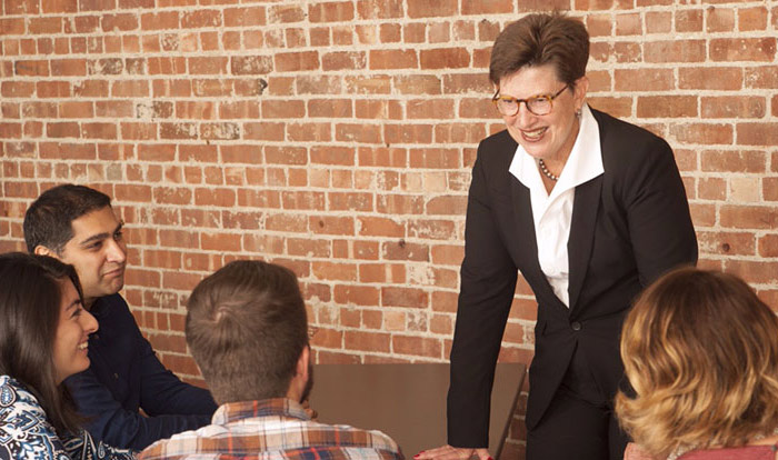 Andi Simon giving workshop