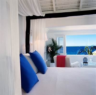 looking out the bedroom terrace at Montego-Bay-Magnificence-at-Round-Hill-Hotel-Villas-Jamaica