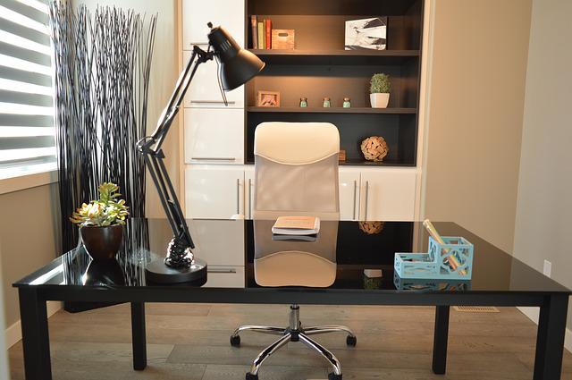 an office showing Ways To Create More Space In Your House