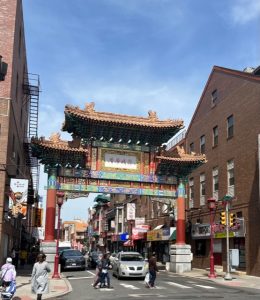 Entering Chinatown in Philadelphia