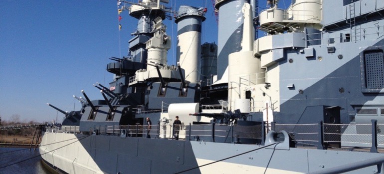 The historic battleship tourist destination in North Carolina