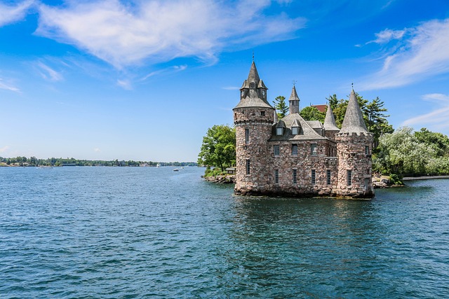 scenic view of the Thousand Islands fort