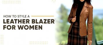 Leather Blazer for Women