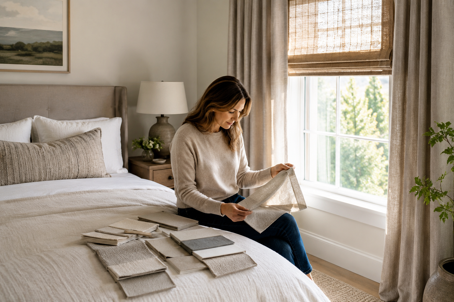 Girl sitting alone