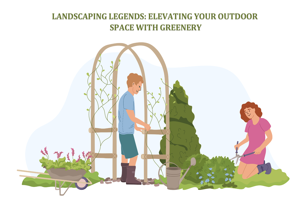 two people Elevating Their Outdoor Space with Greenery
