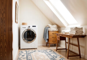 Organized Washer Dryer Laundry Room