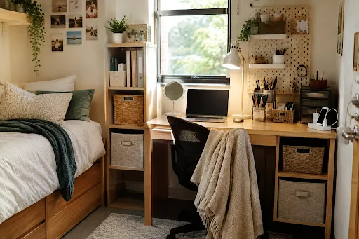 College dorm room