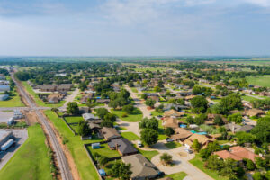 Panorama landscape scenic aerial view 