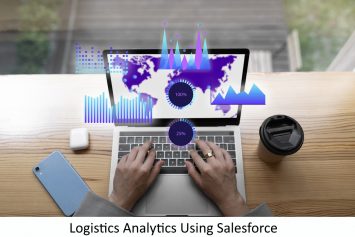 a person typing transforming salesforce analytics
