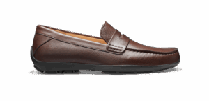 Brown leather shoes