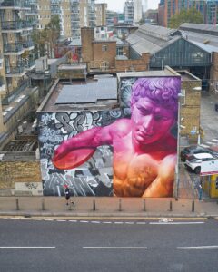 Street wall painting