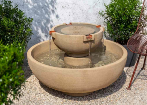 aesthetic old style fountain