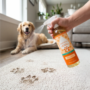 Cleaning dog prints