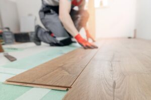 Setting the tiles at Subfloors