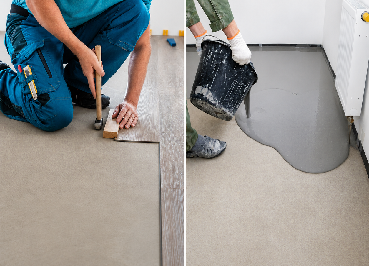 leveling floor
